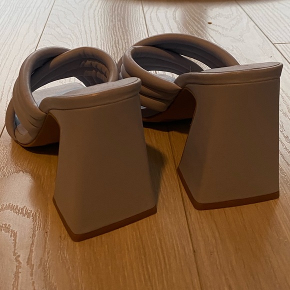 Abound Blue Sandal Heel in size 6.5 - Picture 6 of 7